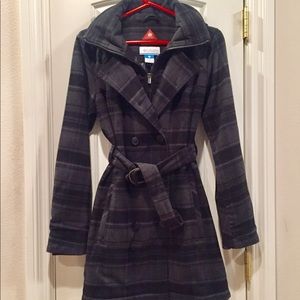 Columbia Zenith Vista II Plaid Trench